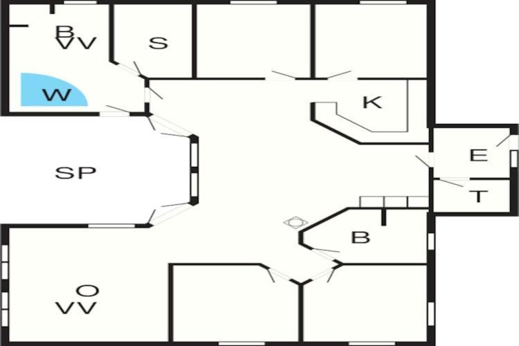 8 Person Holiday Home In Jerup Kültér fotó