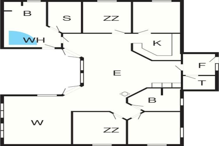 8 Person Holiday Home In Jerup Kültér fotó
